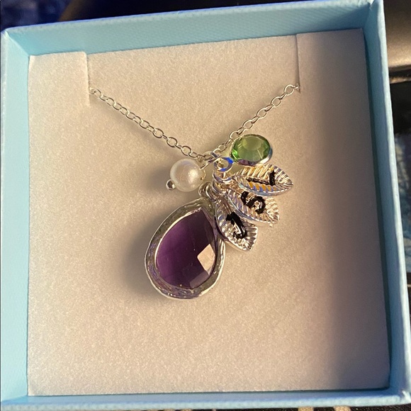 Amethyst Drop Necklace - Picture 3 of 4